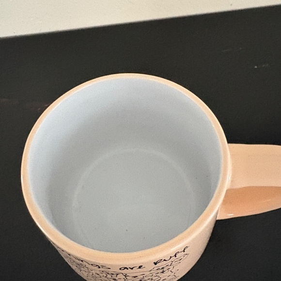 Mornings are Ruff; ceramic novelty coffee cup; dog lovers - Picture 4 of 5